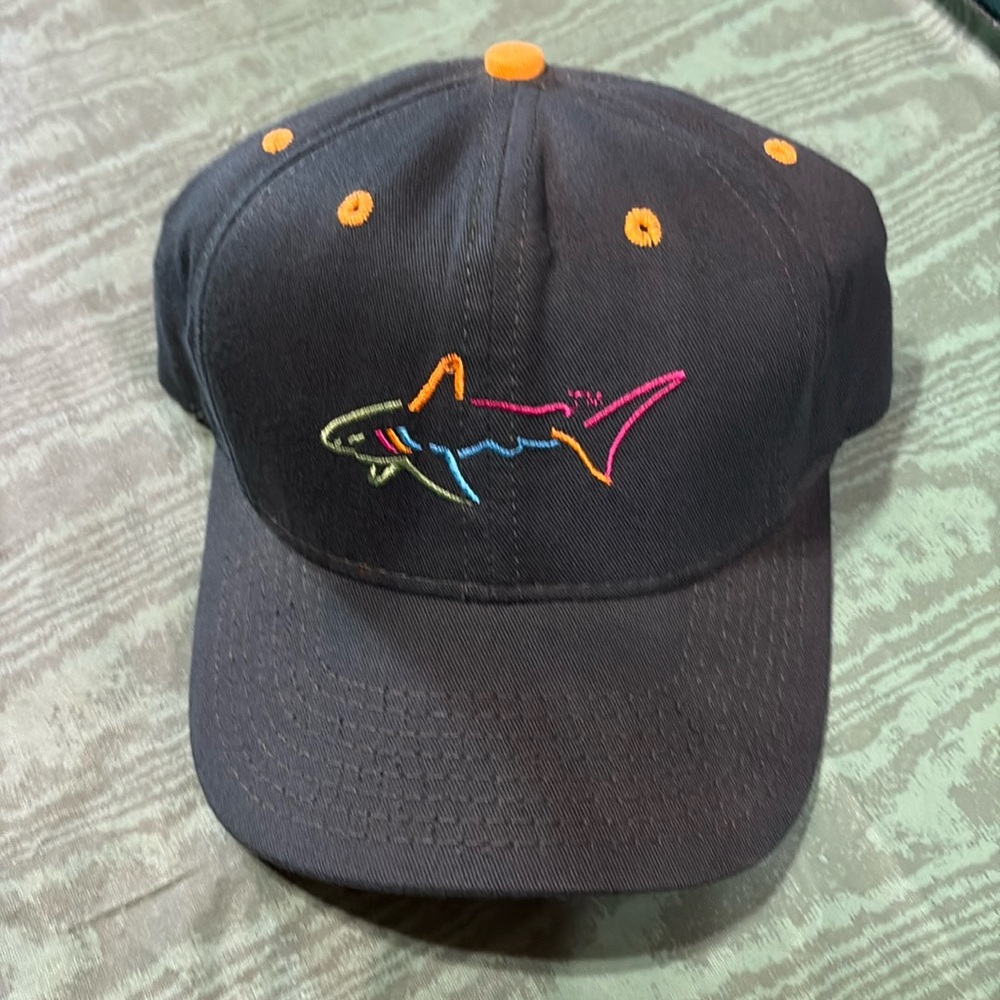 Men’s green, adjustable Greg Norman Shark Attack cap